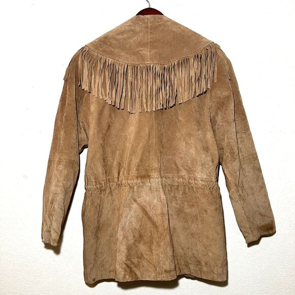 Scully Womens Suede Fringe Jacket Size 14 - Picture 2 of 7